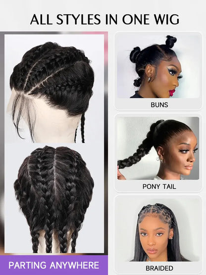 SIMMEL hair full lace wig parting everywhere - all styles in one wig