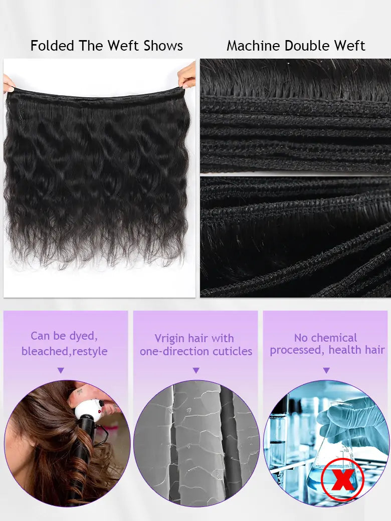 SIMMEL hair body wave human hair bundles can be dyed, bleached and restyle, no chemical processed health hair