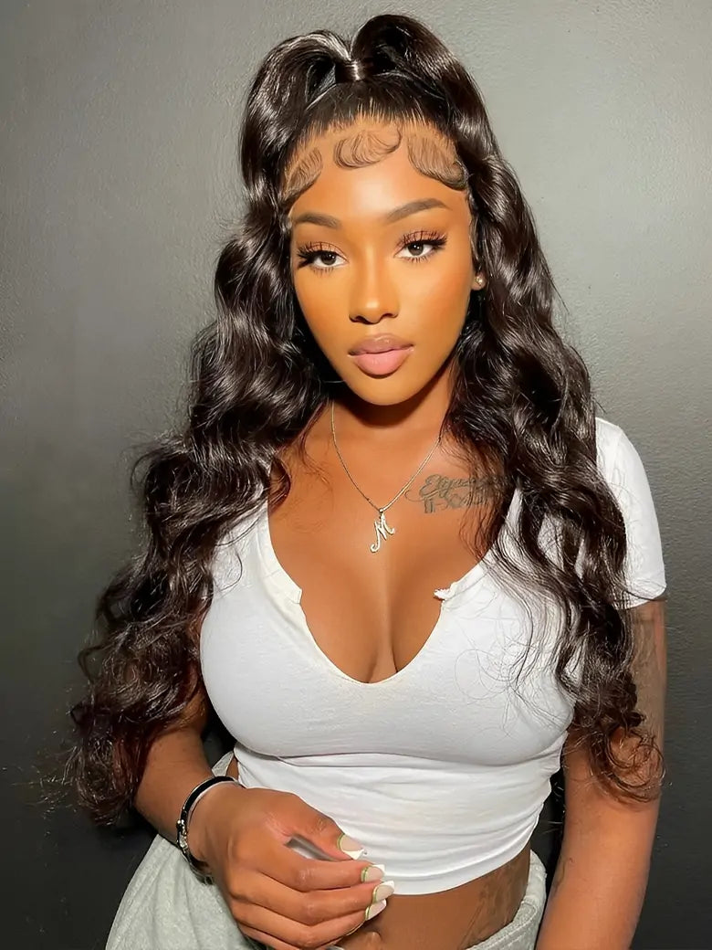 SIMMEL hair model show full lace wig body wave human hair wigs