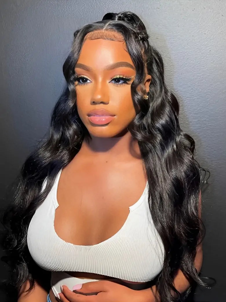 SIMMEL hair full lace wig body wave human hair wigs