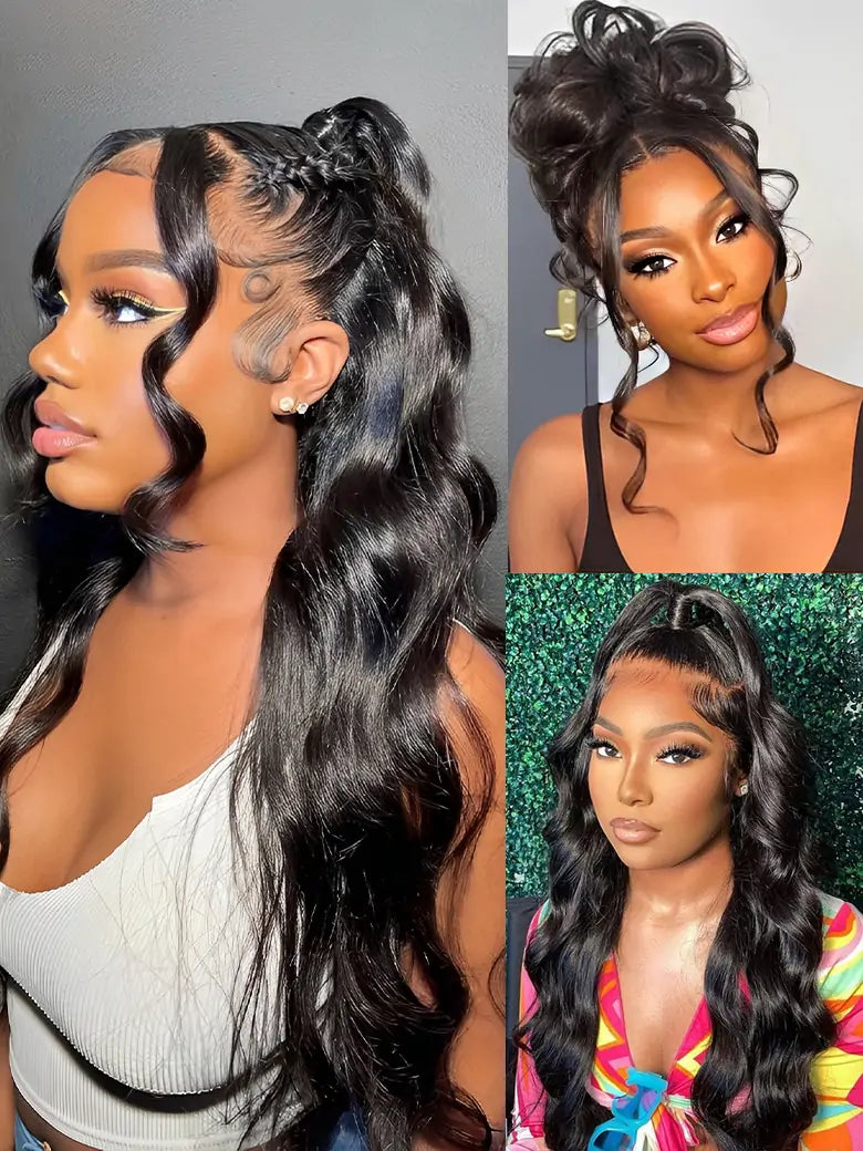 SIMMEL hair full lace wig body wave human hair wigs