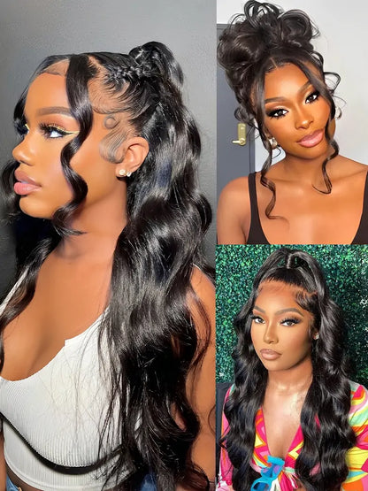 SIMMEL hair full lace wig body wave human hair wigs