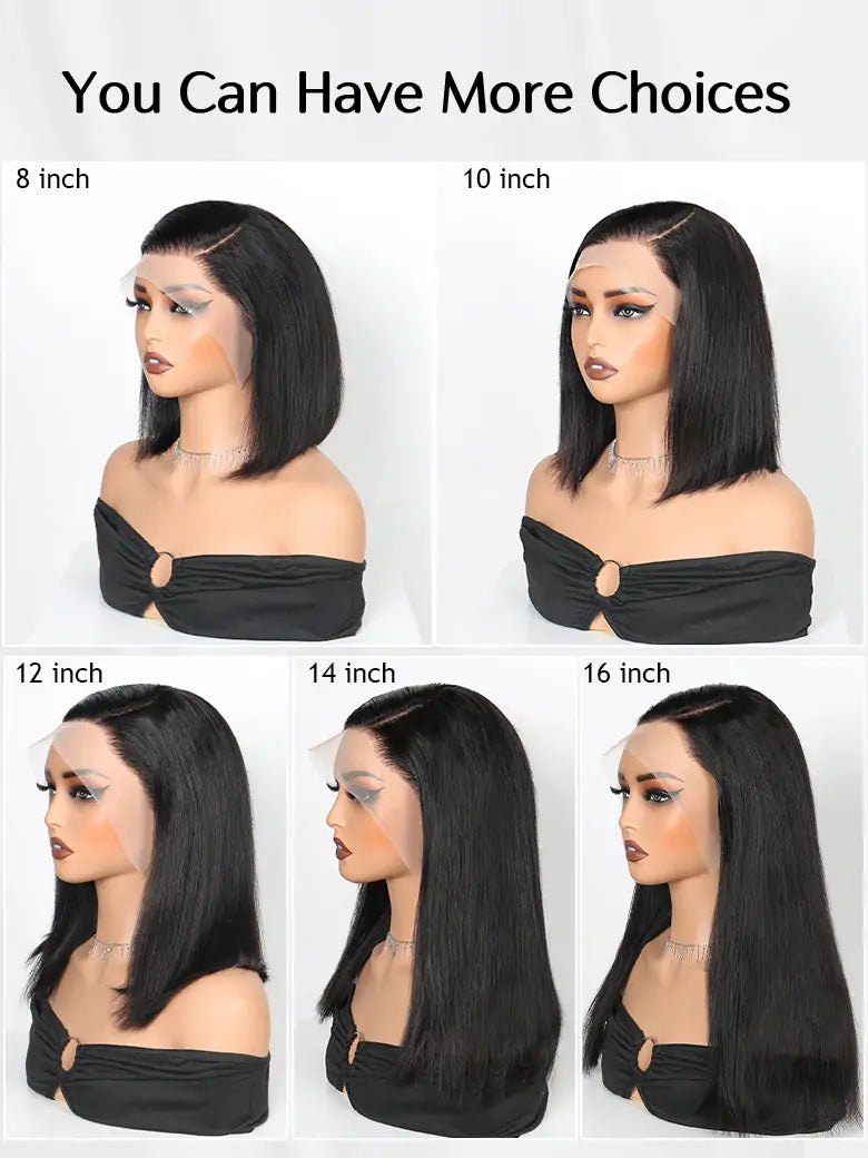 Simmel Hair Short Bob Wig Straight Hair Length Chart