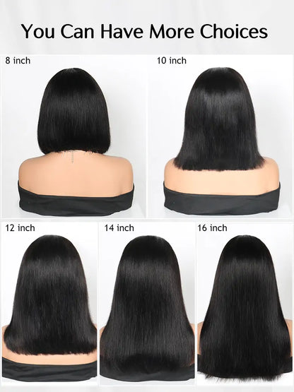 Simmel hair short bob wig straight hair length chart